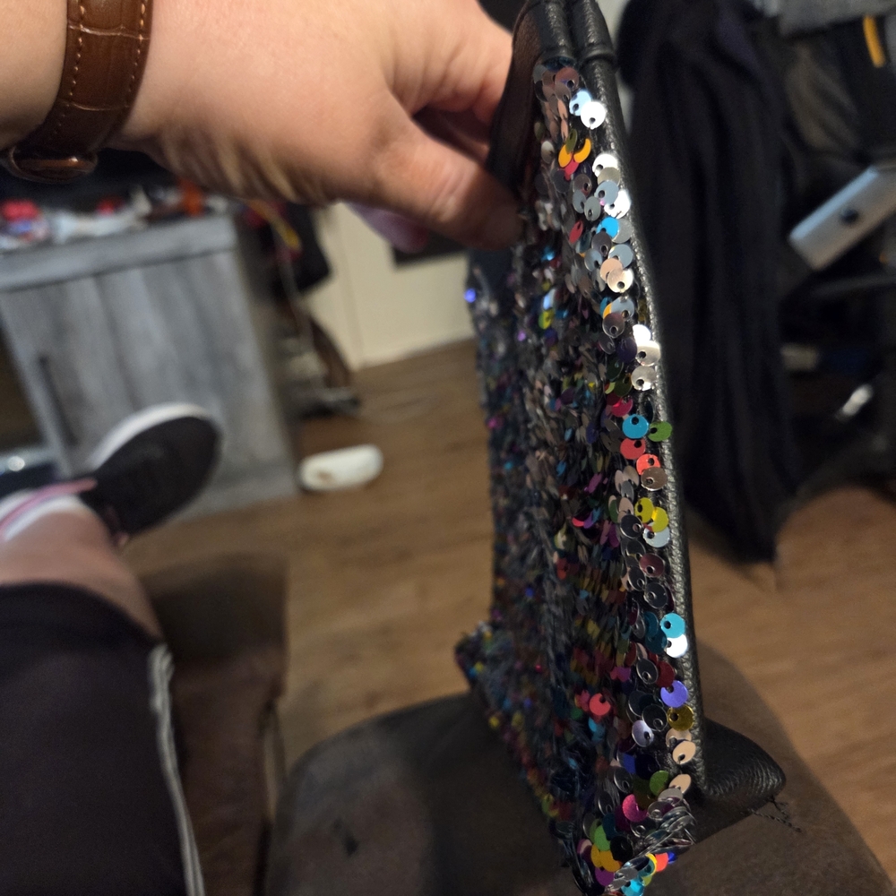 Victoria's Secret Multicolor Sequin Clutch - Picture 5 of 7